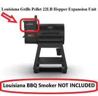 (NEW) Louisiana Grills Pellet 22LB Hopper Expansion Unit