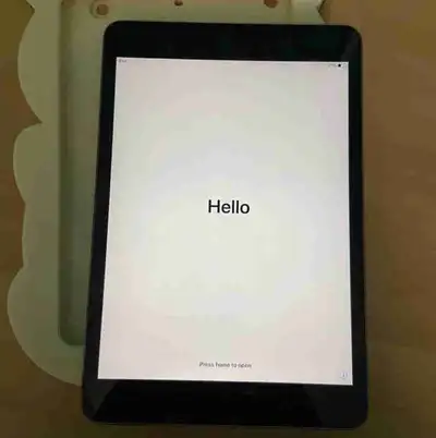 Ipad mini 3 does not come with charging cord has been factory reset good to new condition