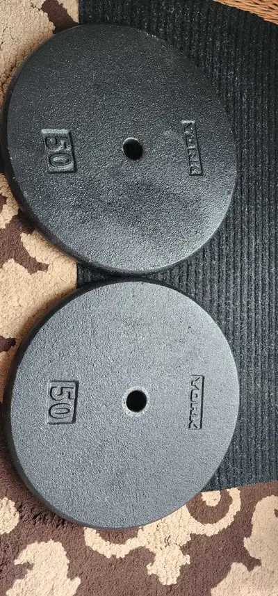 2 - 50lb Plates, View more