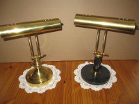 CLASSIC GOLDEN BRASS PIANO LAMPS, A-1!  416-483-1730