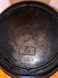 Vintage 1960-70's Leuco No 2 Cast Iron 9" High Quality Frying Pa