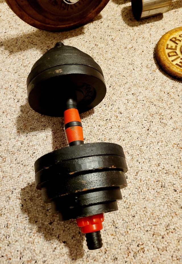 172.5 lb Weider Dumbells /Assorted Weights & Barbells / Dumbells
