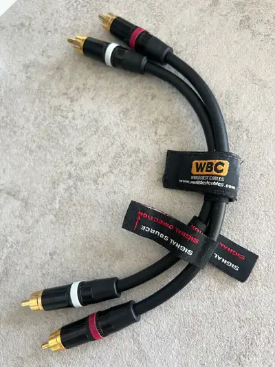 RCA cable (0.5 ft) - World’s Best Cables, View more