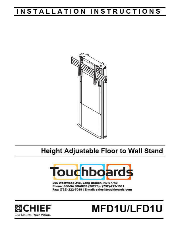 SUPPORT RÉGLABLE-moniteur/ADJUSTABLE FLOOR SUPPORT for Monitor dans Autres équipements commerciaux et industriels  à Lanaudière - Image 4