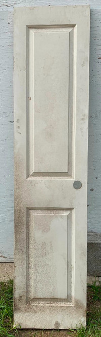 White Interior 2-Panel Door – 18” x 78”
