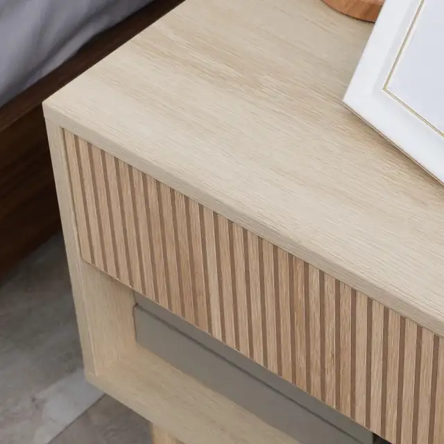 Modern Nightstand, Side Table with Storage Shelf and Drawer in Dressers & Wardrobes in Markham / York Region - Image 9