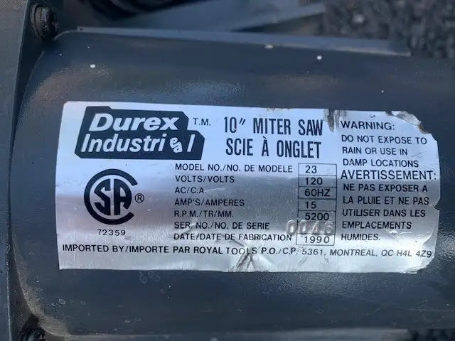 Scie à onglet 10 po Durex Industria in Power Tools in Longueuil / South Shore - Image 5
