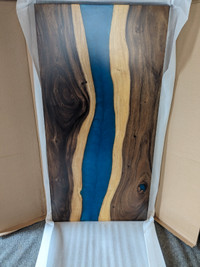New-In-Box River Epoxy Table / Tabletop (60” x 30")