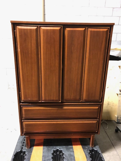 36" W x 54" H x 18" D 2-door 2-drawer Tall Wooden Cabinet, View more
