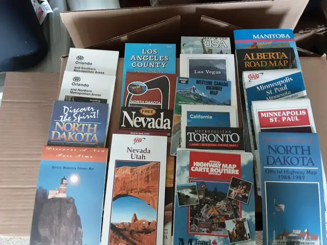 assorted road maps in Other in Winnipeg - Image 2
