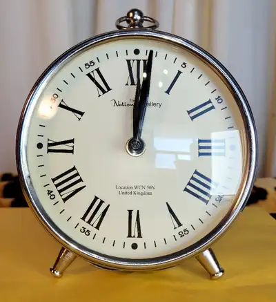 ⭐ Large Vintage Mantle Clock, Desk Clock. For Parts or Repair., View more