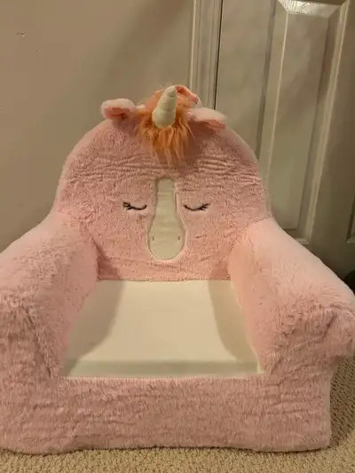 Soft pink unicorn chair purchased new from Toys R Us for about $100. Still in great condition