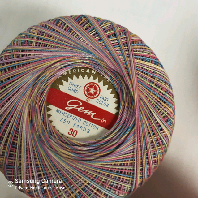 Antique Gem 3 Cord Fast Color Size 30 Mercerized Cotton 250yd in Arts & Collectibles in Calgary - Image 4