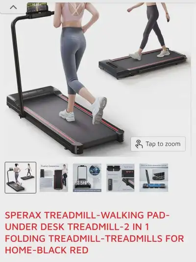 Brand new treadmill 2 in 1 foldable under desk treadmill, View more