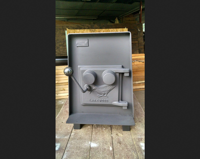 Very good condition. Actual stove has air heater vents 26 Deep X 14 W X 25 H Fire brick Excellent sh...