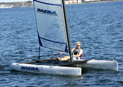 2014 Nacra playcat almost new. Optional Jib kit. Similar to a Hobie Wave. Add a jib kit for $800