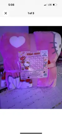 Hello Kitty Valentine’s Blanket Queen