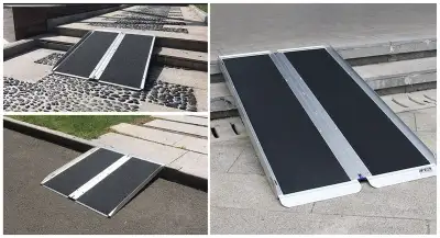 Wheelchair Ramps 600 LBS Capacity Portable, View more