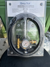 Powerweld argon regulator/flow meter 