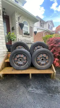 Hankook Tires on Steel Rims 