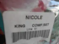 Nicole King comforter set