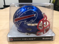 Joe DeLamielluere Signed Bills Mini Helmet (Schwartz Sports COA)