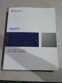 Equity CFA Program Curriculum 2019 Level II Volume 4