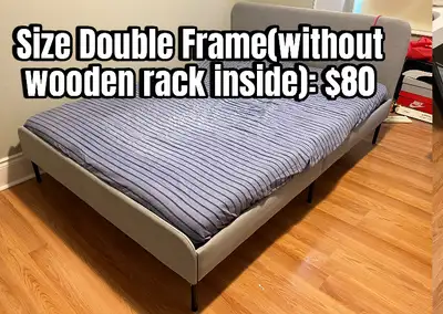 IKEA double mattress size Frame