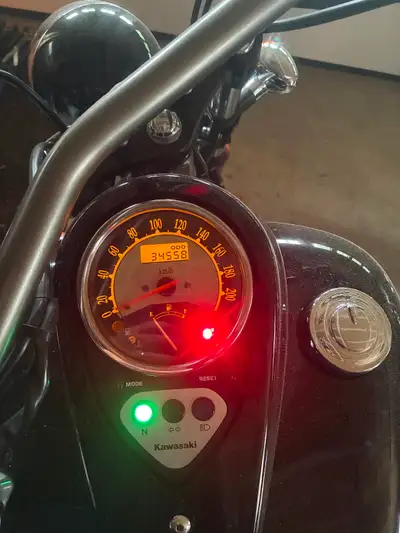 Very clean 2009 Kawasaki Vulcan Custom 900, forward controls, Viking bags and cobra exhaust. Excelle...
