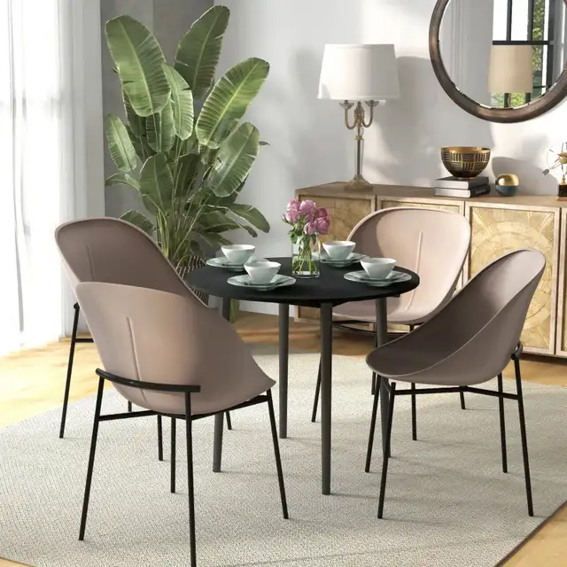 Folding Dining Table, Round Drop Leaf Kitchen Table for Small  in Dining Tables & Sets in Markham / York Region - Image 8
