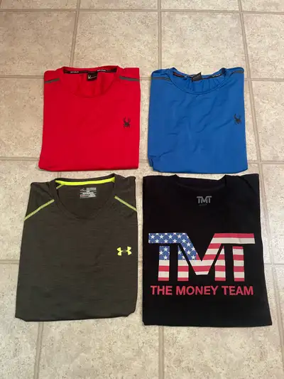 Men’s XL Tshirts - Under Armour, Spyder, TMT, View more