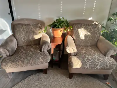 Microfibre arm chairs, View more