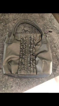 Silver Ruffle Purse