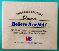 1984 Ripley's Believe It or Not Game Facts Pack- Sealed