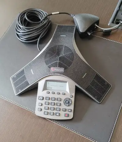 Polycom conference system. Sound Station DUO, View more