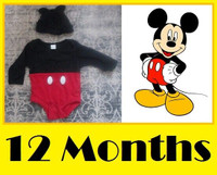 DISNEY --- Mickey Mouse Pajamas Hat --- SIZE 12-18 MONTHS