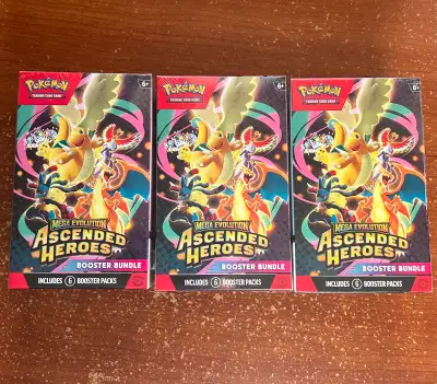 Pokémon Ascended Heroes Booster Bundles, View more