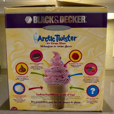 Arctic Twister Ice cream Maker - Black & Decker, View more