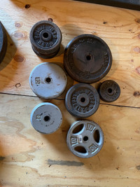 1” weight plates