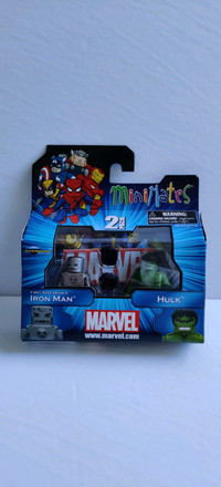Marvel comics Minimates Ironman Iron Man Hulk two pack new