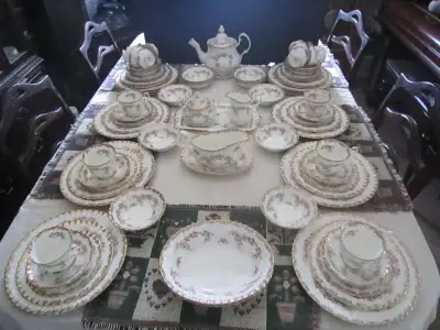 Royal Albert DIMITY ROSE fine bone china set for 12, View more