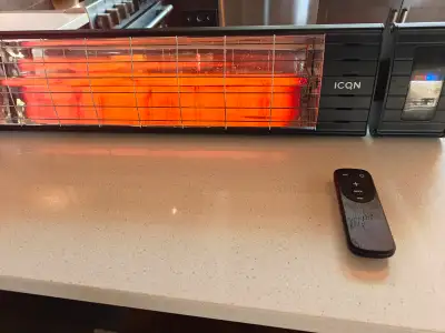 ICON  infrared patio heater with remote., View more