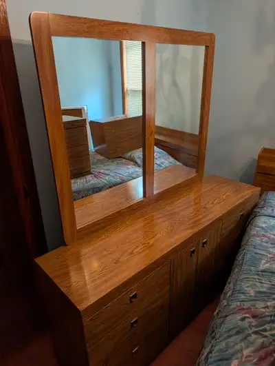 Vintage Canadian Made 6 Piece Bedroom Set, View more