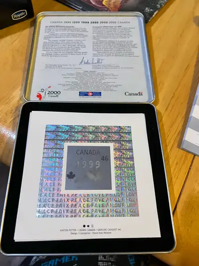 MINT Canada Post 1999 2000 Official Millennium Stamp and Coin Se, View more