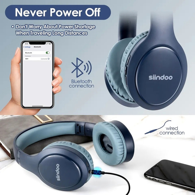 Casque Bluetooth,Bluetooth Headphones  dans Écouteurs  à Ville de Montréal - Image 3