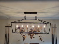 Two tone chandelier