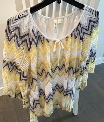 ANGEL STYLE TOP yellow/grey , View more