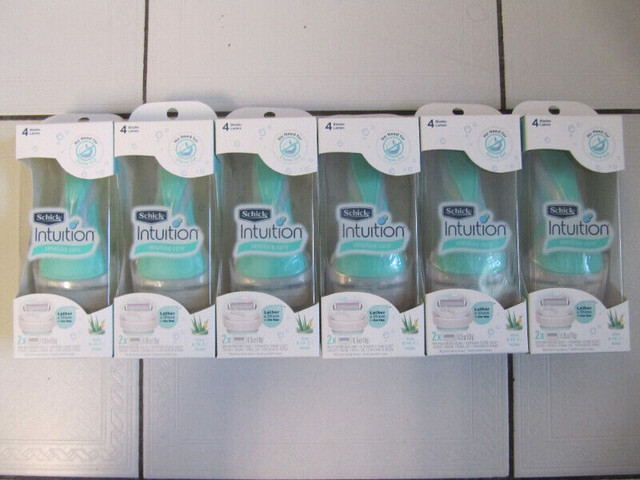 Schick Intuition Sensitive Care Shaving System 1/2 Price 6pc Lot in Health & Special Needs in Mississauga / Peel Region - Image 2
