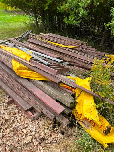 Reclaimed Deck material, View more