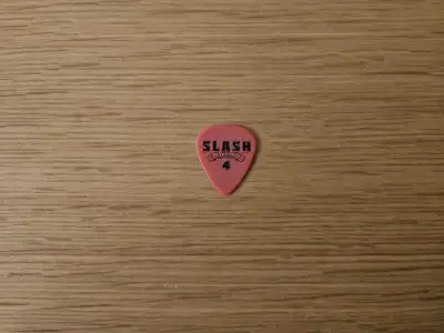 Slash 4 Album Red Guitar Pick, View more